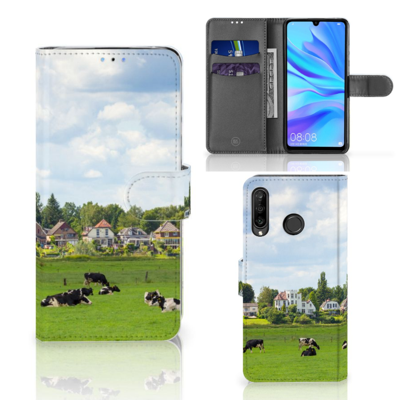 Huawei P30 Lite (2020) | Telefoonhoesje | Met pasjeshouder | Koeien