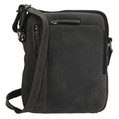 Hide & Stitches Schoudertas Idaho Zwart