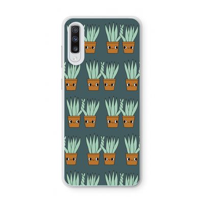 Sansevieria: Samsung Galaxy A70 Transparant Hoesje