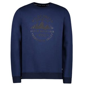 Cars sweater Frankly met printopdruk donkerblauw