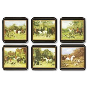 Onderzetter Tally ho, set van 6