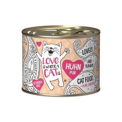 LOVE IS WHERE A CAT IS® Chicken - nat kattenvoer - 200g