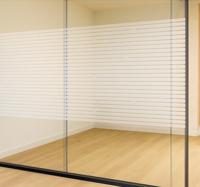 Dunne lijnenpatroon raamstickers