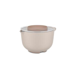 Mepal Beslagkom met spatdeksel 3L chalk