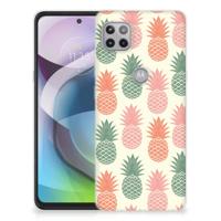 Motorola Moto G 5G | Siliconen Case | Ananas
