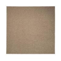 Tapeso Vierkant vloerkleed Lush - beige - 240x240 cm