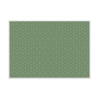 Placemat hexagon groen