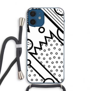 Pop Art #4: iPhone 12 mini Transparant Hoesje met koord