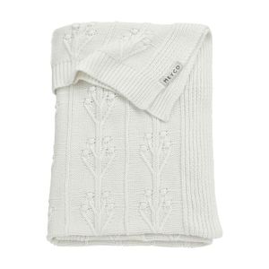 Meyco deken Romantic Flower offwhite Maat