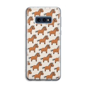 Pony: Samsung Galaxy S10e Transparant Hoesje