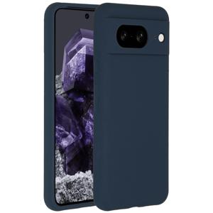 Accezz Liquid Silicone Backcover Google Pixel 8 Telefoonhoesje Blauw