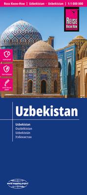 Wegenkaart - landkaart Oezbekistan | Reise Know How