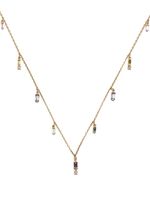 Suzanne Kalan collier Pastel Dangle en or 18ct serti de diamants - thumbnail