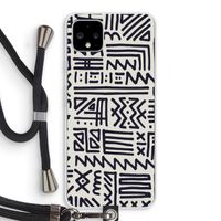 Marrakech print: Pixel 4 XL Transparant Hoesje met koord