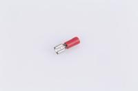SPAHN platte stekkerhuls flat plug-in sleeve insulated red 100pcs.