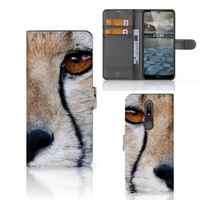 Nokia 2.4 Telefoonhoesje met Pasjes Cheetah