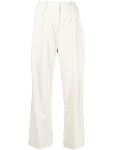 Low Classic pantalon de tailleur à coupe courte - Marron