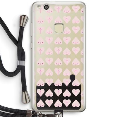 Ass 'n Titties: Huawei Ascend P10 Lite Transparant Hoesje met koord
