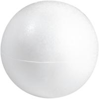 Piepschuim hobby vorm - 10x - bol - 30 cm - DIY knutsel figuren - halve schalen