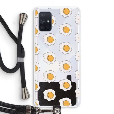 Bacon to my eggs #1: Samsung Galaxy A71 Transparant Hoesje met koord