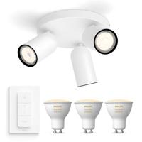 Philips Pongee Opbouwspot - Wit 3 Lichtpunten