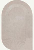 Layered - Vloerkleed Circular Wool Rug Light Oatmeal - 180x270 cm