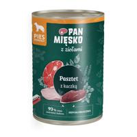 PAN MIĘSKO with herbs Duck pate - natvoer voor honden - 400g