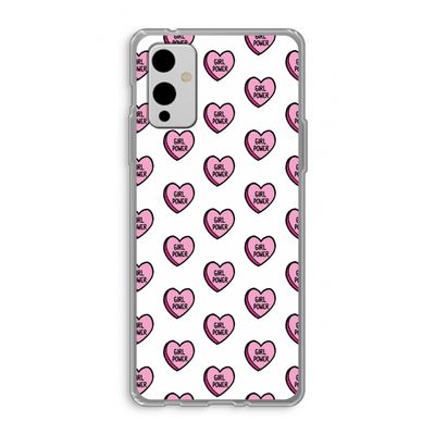 GIRL POWER: OnePlus 9 Transparant Hoesje