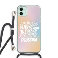 The prettiest: iPhone 11 Transparant Hoesje met koord