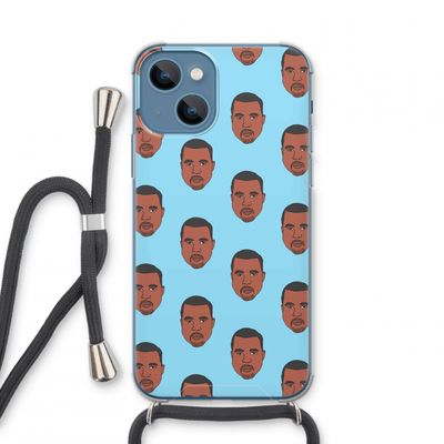 Kanye Call Me?: iPhone 13 mini Transparant Hoesje met koord