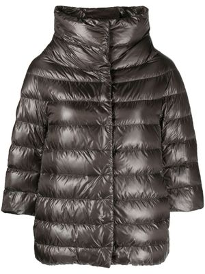 Herno veste matelassée à col cheminée - Gris