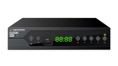 Esperanza EV107R TV set-top box Kabel Zwart