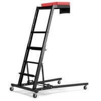 Opvouwbare Opstapladder voor Auto's met 114,5 - 168 cm Verstelbare Hoogte en Hoek met 3 Snelheden voor Reparatiewerkplaats