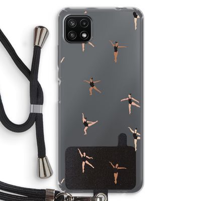 Dancing #1: Samsung Galaxy A22 5G Transparant Hoesje met koord
