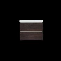 Onderkast Sanilux Trendline Met Greeplijst Aluminium 60x47x52 cm Brown Oak Sanilux Onderkast Sanilux Trendline Met Greeplijst Aluminium 60x47x52 cm Brown Oak Sanilux