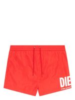 Diesel short de bain Bmbx-Mike à logo imprimé - Rouge