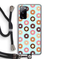 Donuts: Samsung Galaxy S20 FE / S20 FE 5G Transparant Hoesje met koord