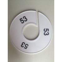 Maatring 11 cm wit/zwart 53