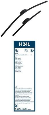 Bosch Ruitenwissers voordeelset A557S + H241 A557SH241