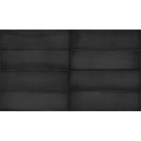 Wandtegel Estudio Ghent Dark Charcoal Glossy 6.9x24 cm Estudio