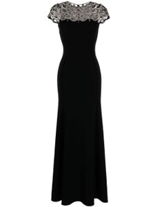 Jenny Packham robe Melody à ornements en cristal - Noir