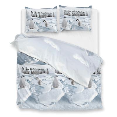 Dekbedovertrek Katoen - (x240 cm) - Blauw Flanel - Dessin: Patroon - Zo!Home - Dekbed-Discounter.nl