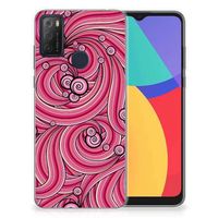 Alcatel 1S (2021) Hoesje maken Swirl Pink - thumbnail