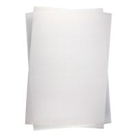 Creativ Company Vellen krimpfolie mat wit 20x30, 10st.
