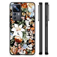 Bloemen Hoesje voor Xiaomi 12T | 12T Pro Dark Flowers
