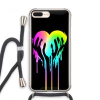 Hold My Heart: iPhone 7 PLUS Transparant Hoesje met koord