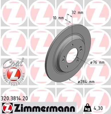 Remschijf COAT Z 320381420