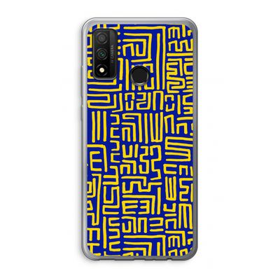 Majorelle Blue Print: Huawei P Smart (2020) Transparant Hoesje