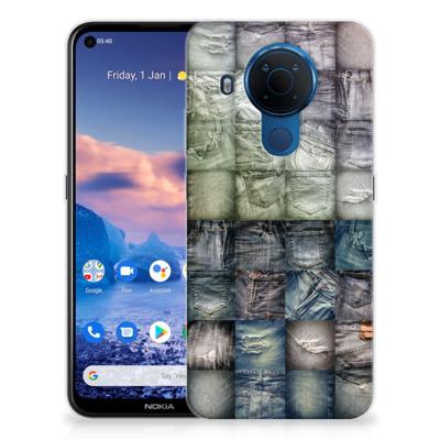 Silicone Back Cover Nokia 5.4 Spijkerbroeken