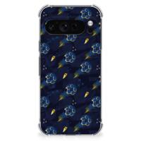 Doorzichtige Silicone Hoesje voor Google Pixel 9 Pro XL Voetbal
